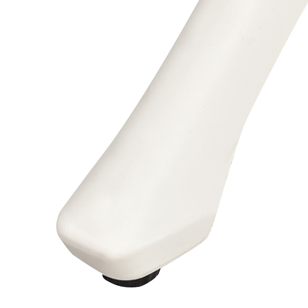 Tuintafel Gietaluminium 90 x 90 x 74 cm Wit