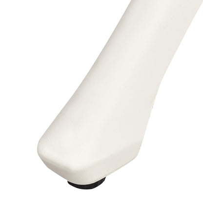 Tuintafel Gietaluminium 90 x 90 x 74 cm Wit