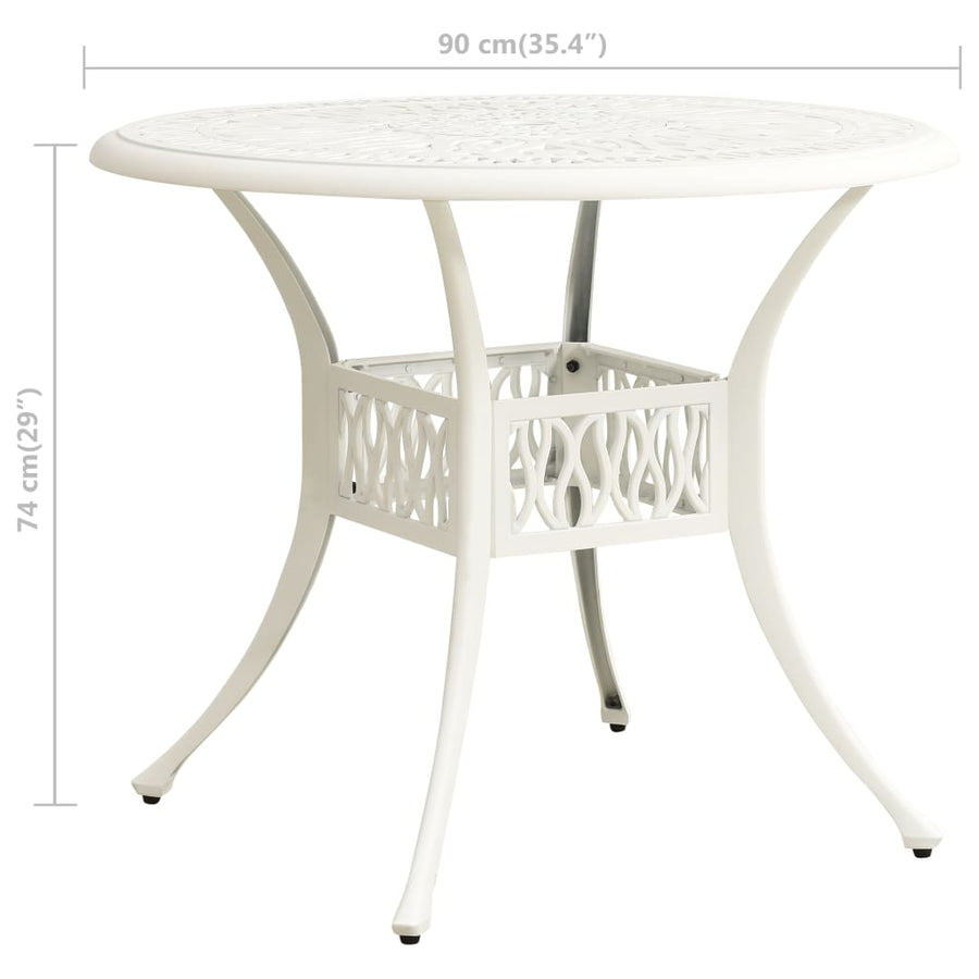Tuintafel Gietaluminium 90 x 90 x 74 cm