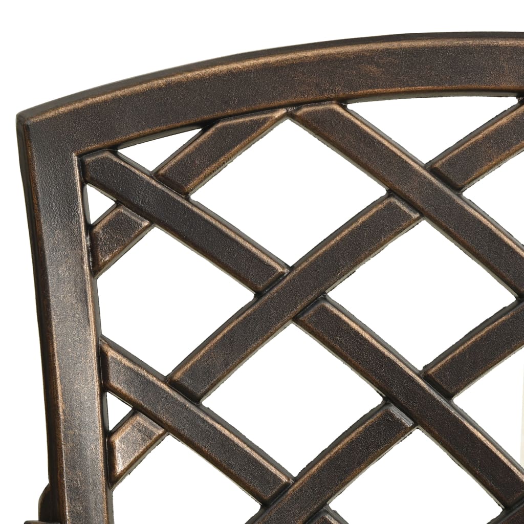-Delige Bistroset Gietaluminium Kleurig Brons
