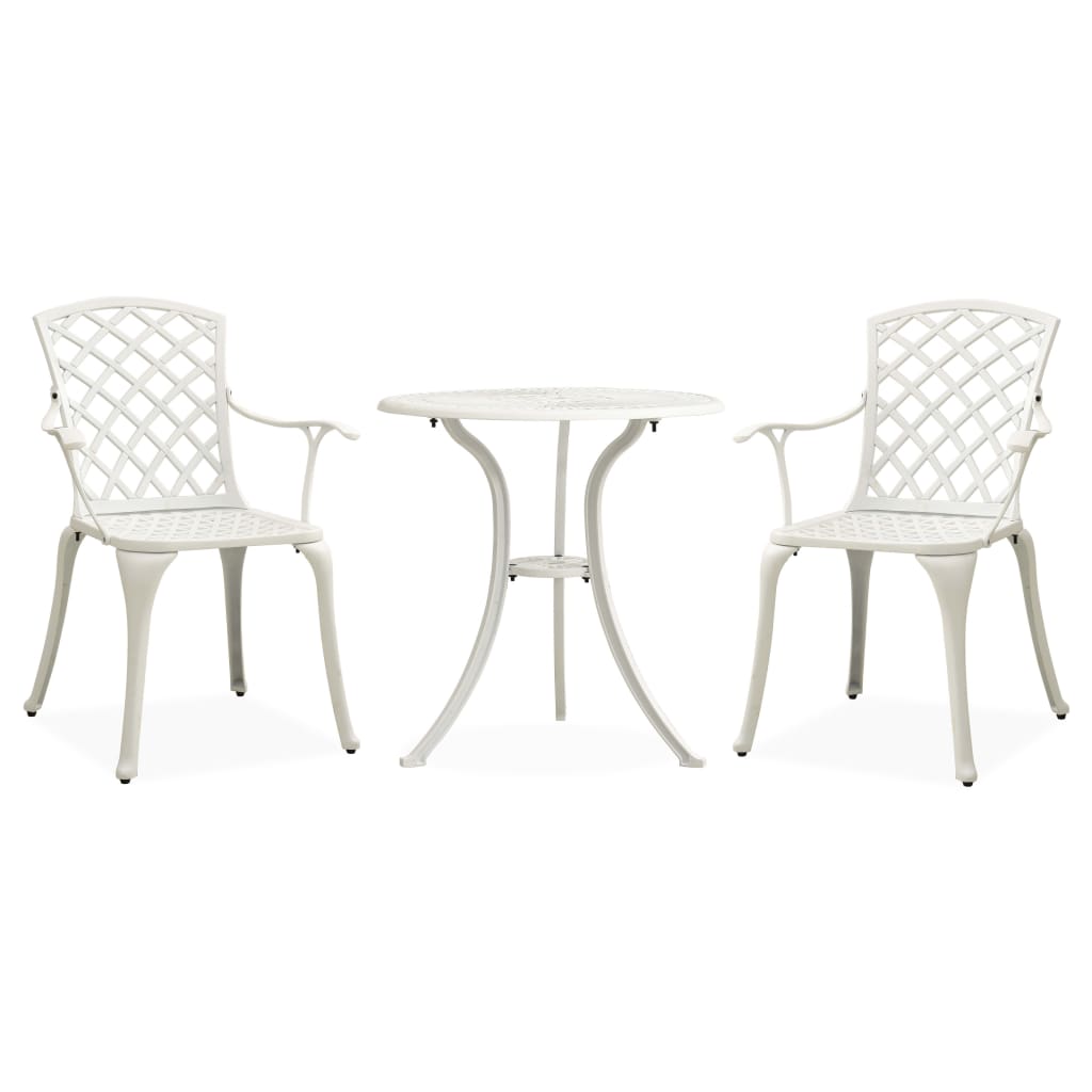 Bistroset Gietaluminium Wit
