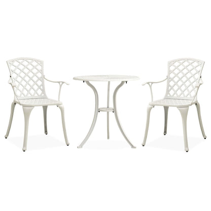 Bistroset Gietaluminium Wit