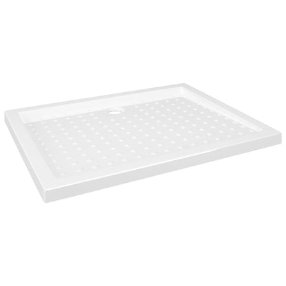 Douchebak Met Noppen Abs Wit 90 x 70 x 4 cm