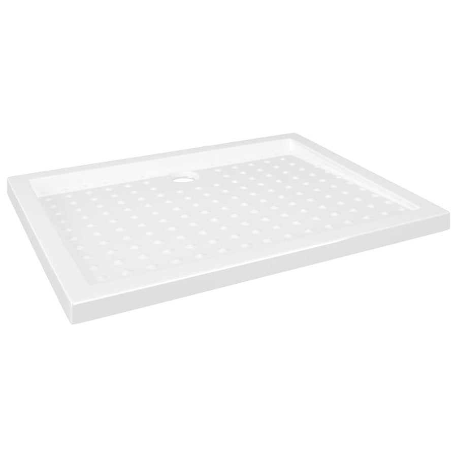 Douchebak Met Noppen 90X70X4 Cm Abs Wit