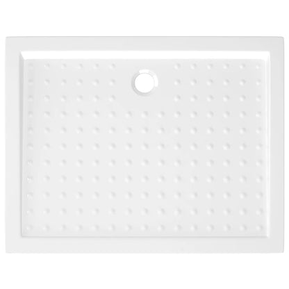 Douchebak Met Noppen Abs Wit 90 x 70 x 4 cm
