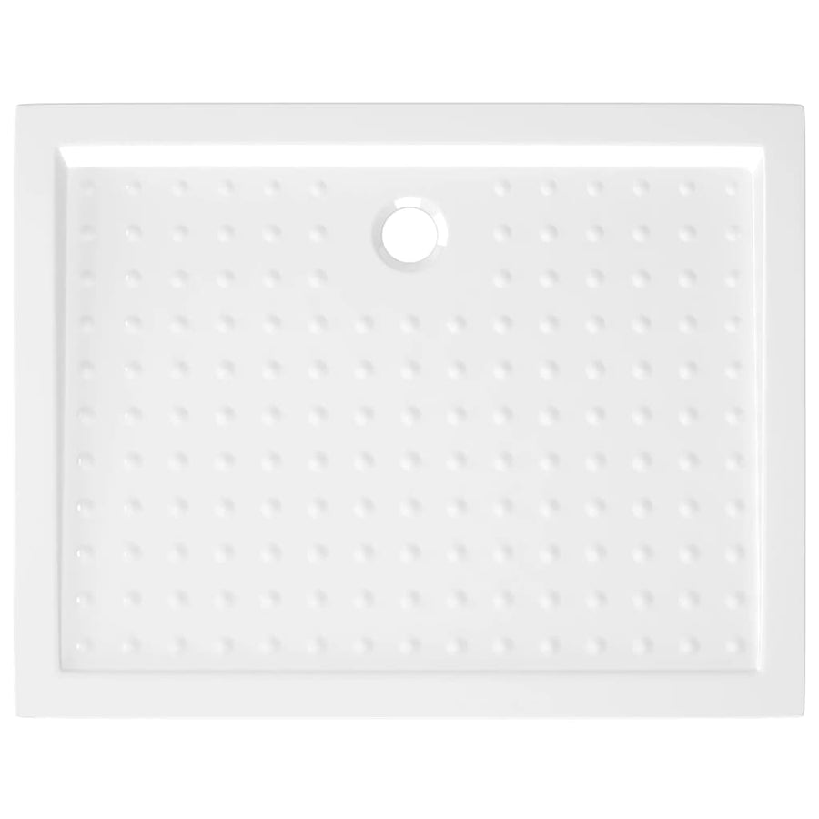 Douchebak Met Noppen Abs Wit 90 x 70 x 4 cm