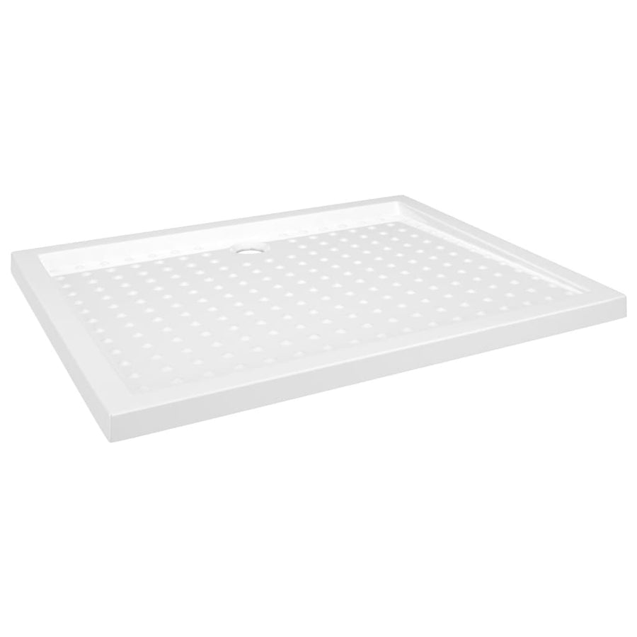 Douchebak met noppen 80x100x4 cm ABS wit 80 x 100 x 4 cm