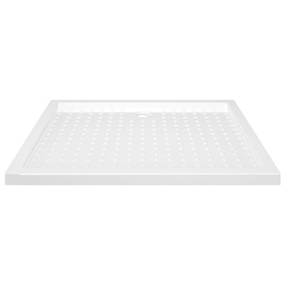 Douchebak met noppen 80x100x4 cm ABS wit 80 x 100 x 4 cm