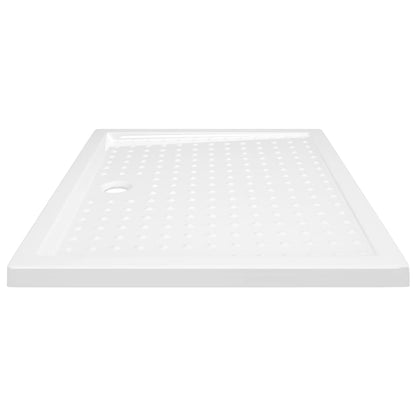 Douchebak met noppen 80x100x4 cm ABS wit 80 x 100 x 4 cm
