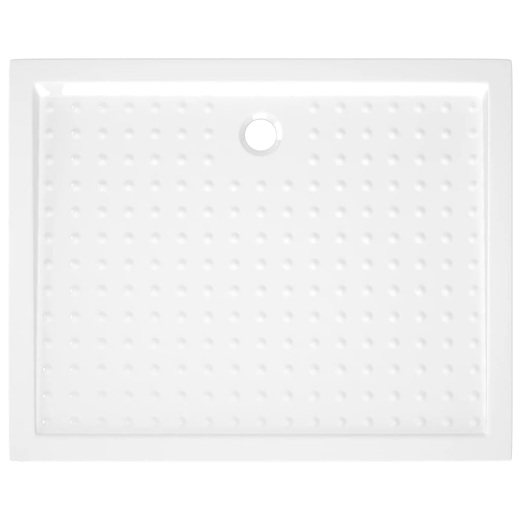 Douchebak met noppen 80x100x4 cm ABS wit 80 x 100 x 4 cm