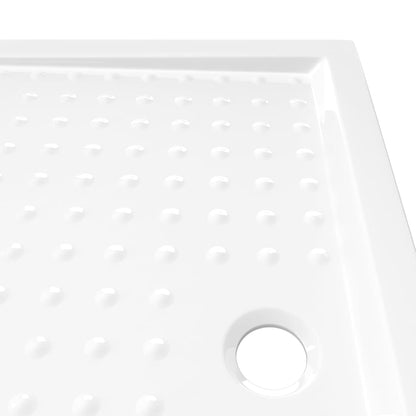 Douchebak met noppen 80x100x4 cm ABS wit 80 x 100 x 4 cm