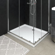 Douchebak met noppen 80x100x4 cm ABS wit 80 x 100 x 4 cm