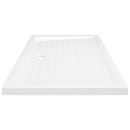 Douchebak met noppen 70x100x4 cm ABS wit 70 x 100 x 4 cm