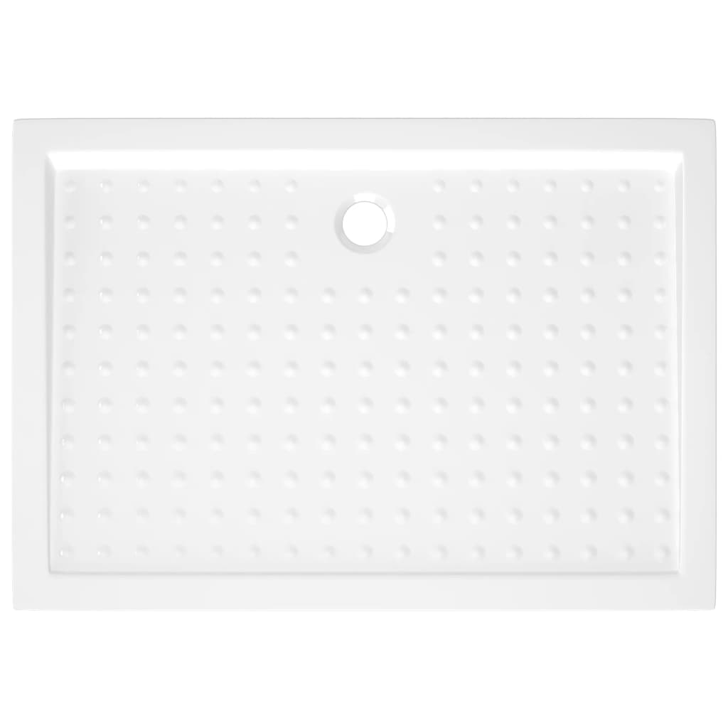 Douchebak met noppen 70x100x4 cm ABS wit 70 x 100 x 4 cm