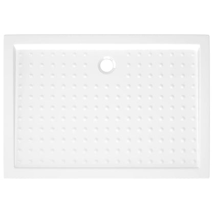 Douchebak met noppen 70x100x4 cm ABS wit 70 x 100 x 4 cm