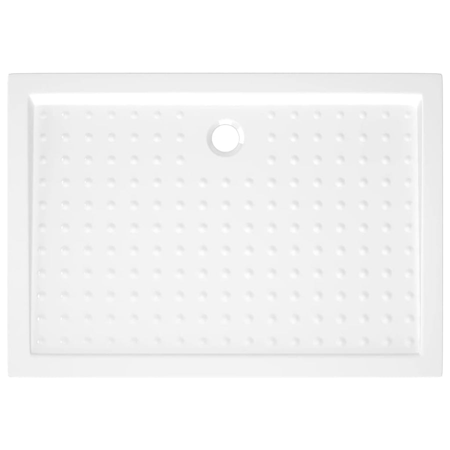 Douchebak met noppen 70x100x4 cm ABS wit 70 x 100 x 4 cm