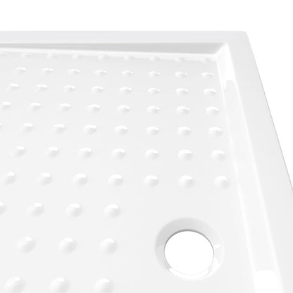 Douchebak met noppen 70x100x4 cm ABS wit 70 x 100 x 4 cm