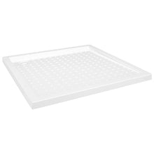 Douchebak met noppen 80x80x4 cm ABS wit 80 x 80 x 4 cm