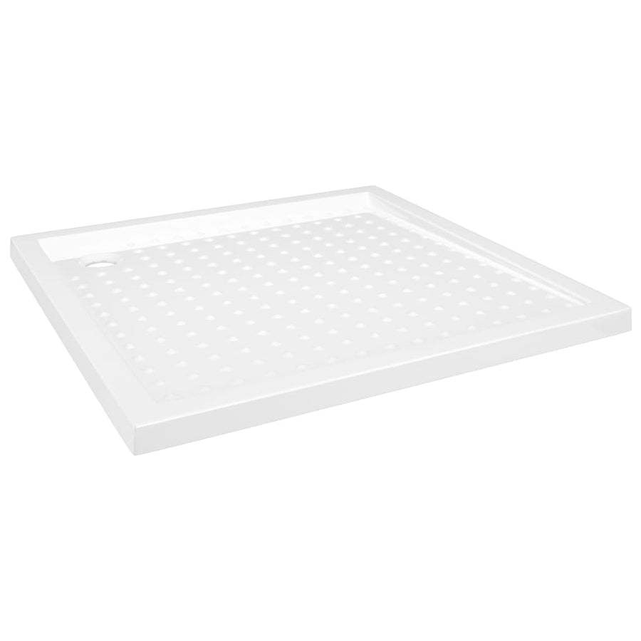 Douchebak met noppen 80x80x4 cm ABS wit 80 x 80 x 4 cm