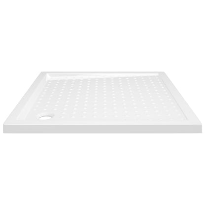 Douchebak met noppen 80x80x4 cm ABS wit 80 x 80 x 4 cm