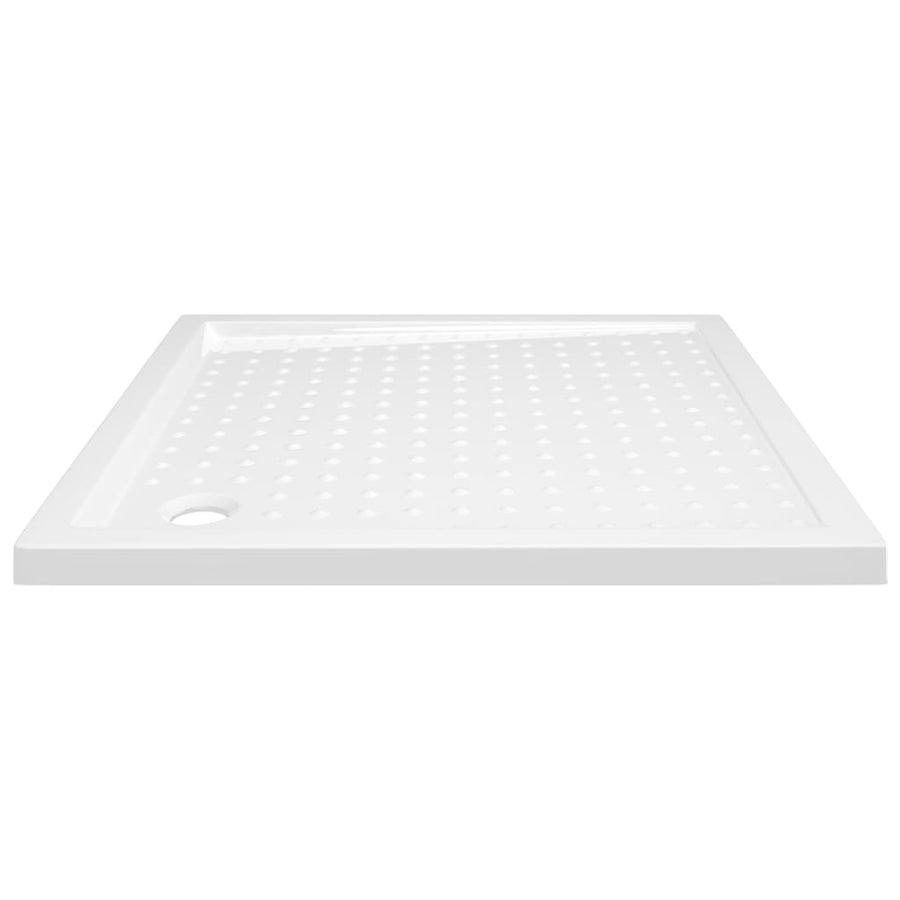 Douchebak met noppen 80x80x4 cm ABS wit 80 x 80 x 4 cm