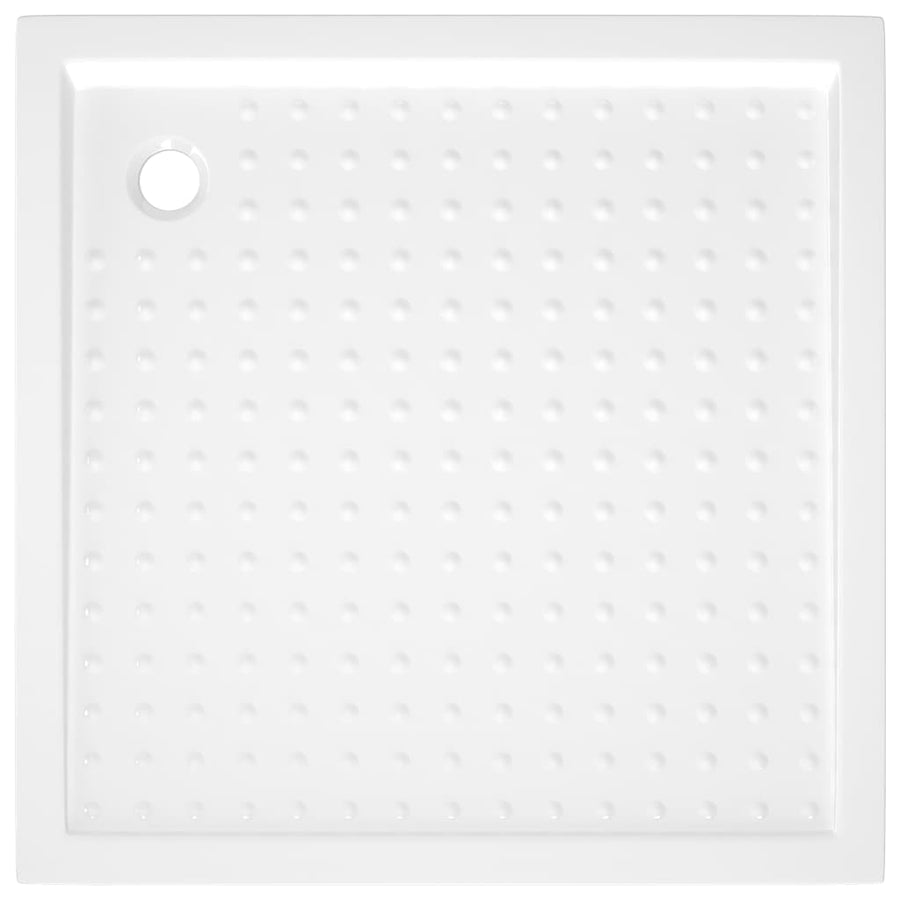 Douchebak met noppen 80x80x4 cm ABS wit 80 x 80 x 4 cm