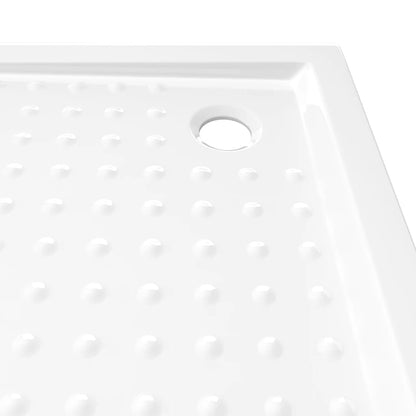 Douchebak met noppen 80x80x4 cm ABS wit 80 x 80 x 4 cm