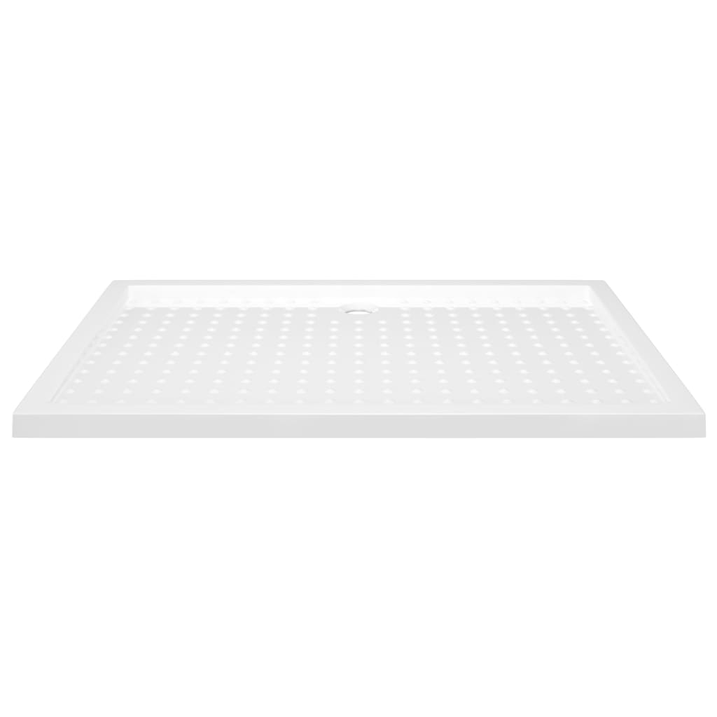 Douchebak met noppen 80x120x4 cm ABS wit 80 x 120 x 4 cm