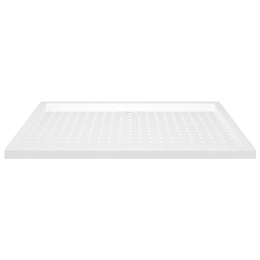 Douchebak met noppen 80x120x4 cm ABS wit 80 x 120 x 4 cm