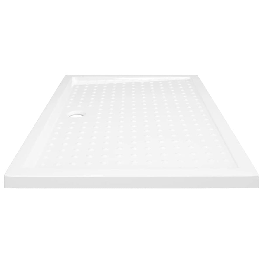 Douchebak met noppen 80x120x4 cm ABS wit 80 x 120 x 4 cm