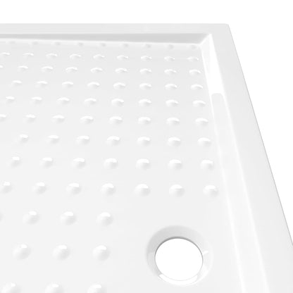 Douchebak met noppen 80x120x4 cm ABS wit 80 x 120 x 4 cm
