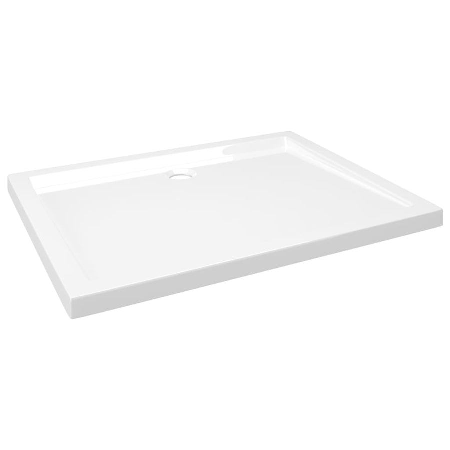 Douchebak Rechthoekig Abs 80 x 100 cm Wit