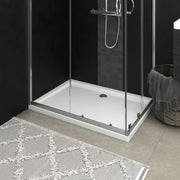 Douchebak rechthoekig 70x100x4 cm wit ABS