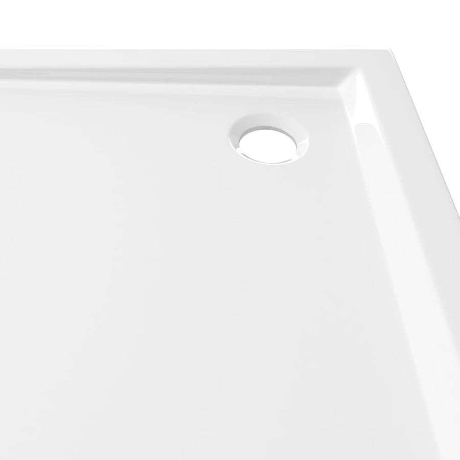 Douchebak Vierkant Abs 80 x 80 cm Wit