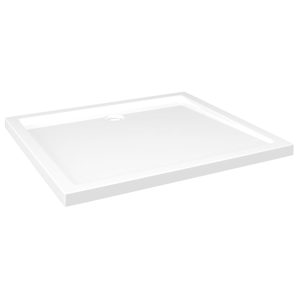 Douchebak Rechthoekig Abs 80 x 90 cm Wit