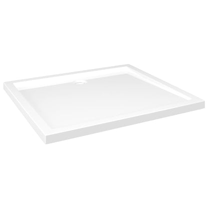 Douchebak Rechthoekig Abs 80 x 90 cm Wit