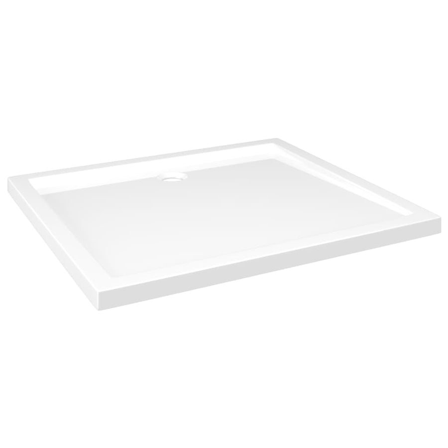 Douchebak Rechthoekig Abs 80 x 90 cm Wit