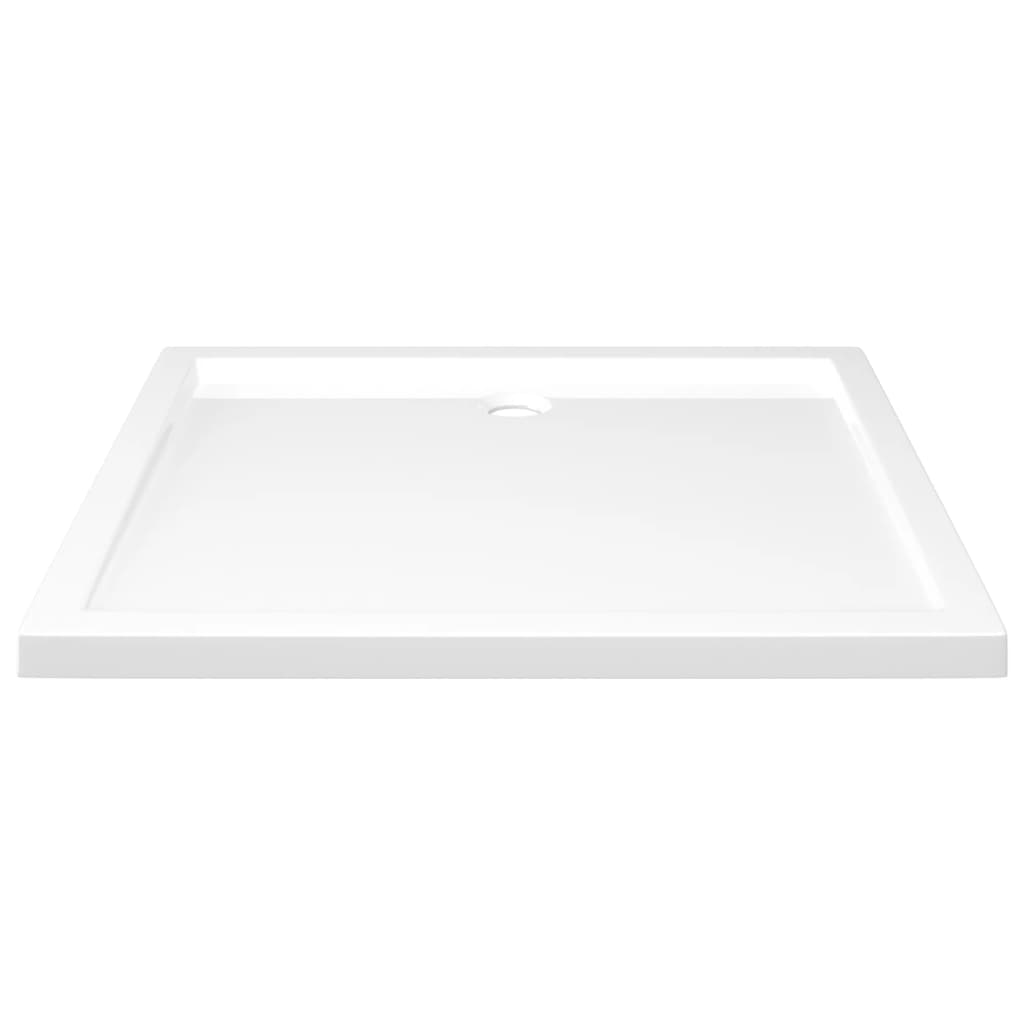 Douchebak Rechthoekig Abs 80 x 90 cm Wit