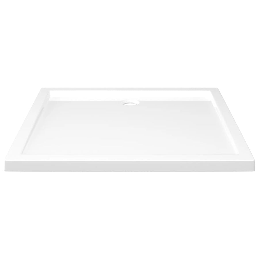 Douchebak Rechthoekig Abs 80 x 90 cm Wit