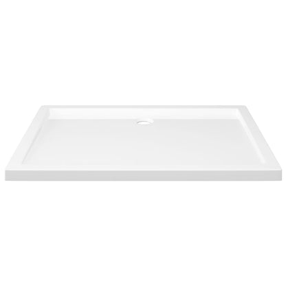 Douchebak Rechthoekig Abs 80 x 110 cm Wit