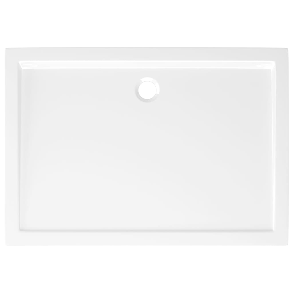Douchebak Rechthoekig Abs 80 x 110 cm Wit