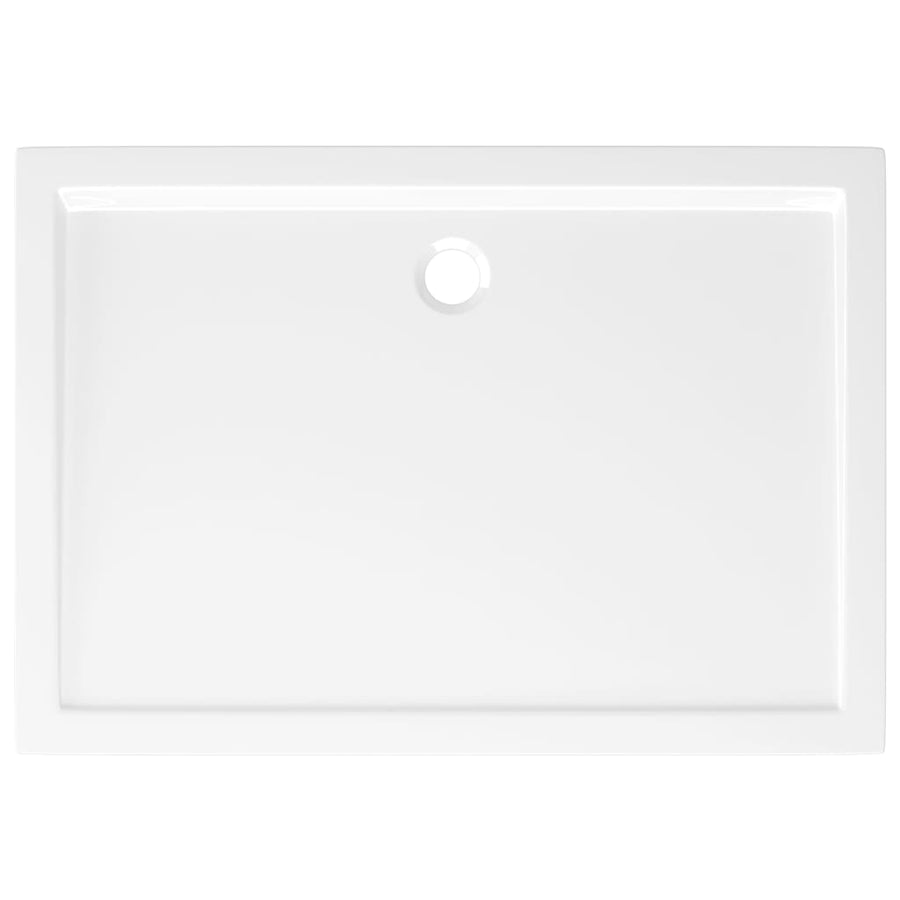 Douchebak Rechthoekig Abs 80 x 110 cm Wit