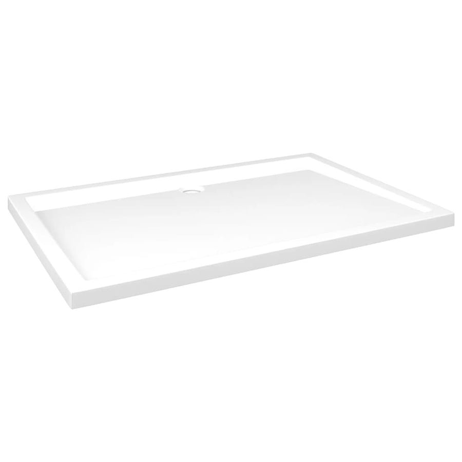 Douchebak Rechthoekig Abs 80 x 120 cm Wit