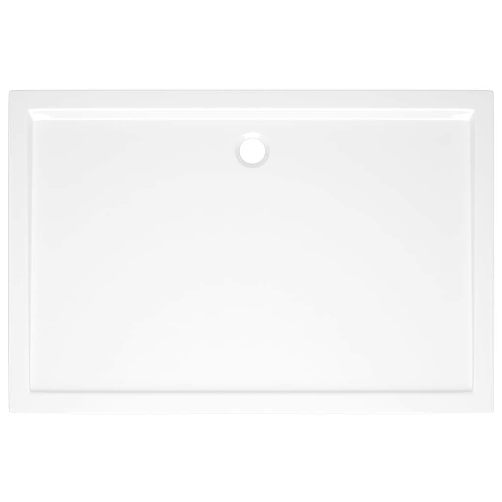 Douchebak Rechthoekig Abs 80 x 120 cm Wit