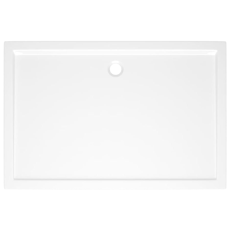 Douchebak Rechthoekig Abs 80 x 120 cm Wit