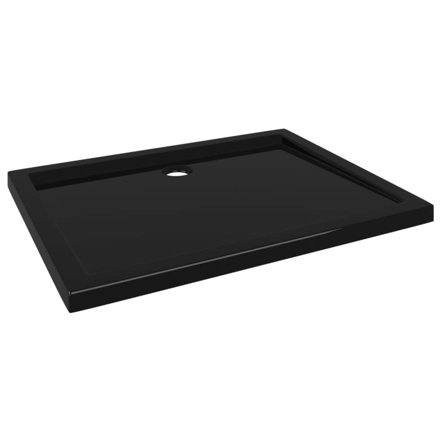 Douchebak Rechthoekig Abs 70 x 90 cm Zwart