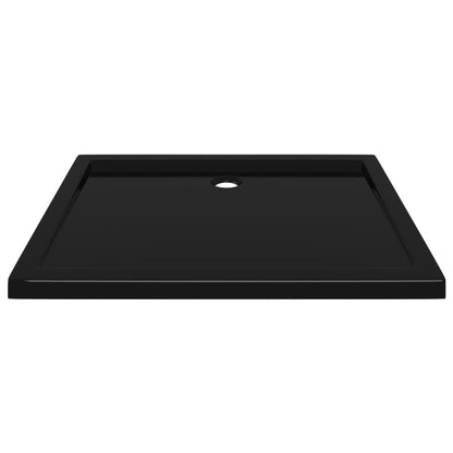 Douchebak Rechthoekig Abs 70 x 90 cm Zwart