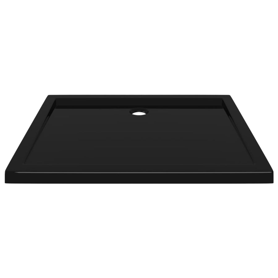 Douchebak Rechthoekig Abs 70 x 90 cm Zwart