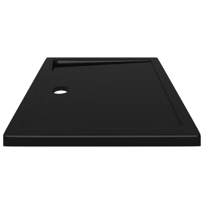 Douchebak Rechthoekig Abs 70 x 90 cm Zwart