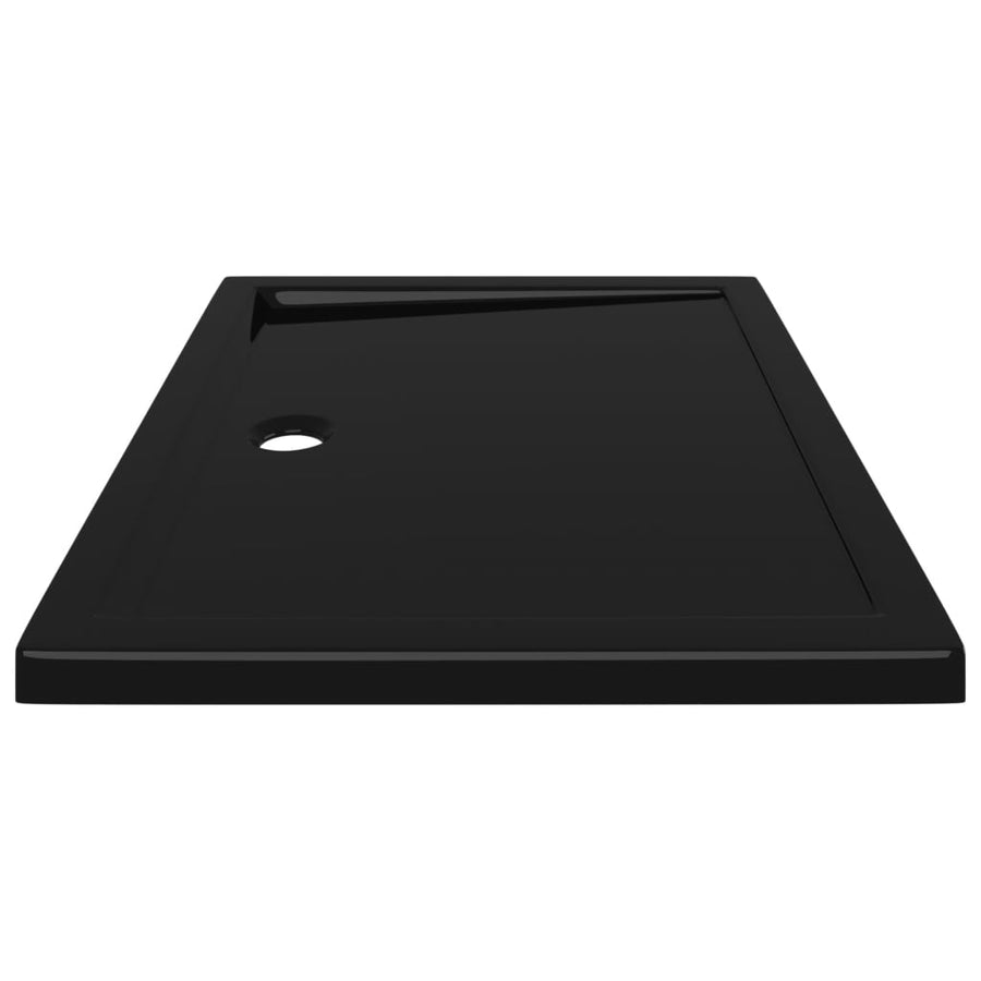 Douchebak Rechthoekig Abs 80 x 100 cm Zwart